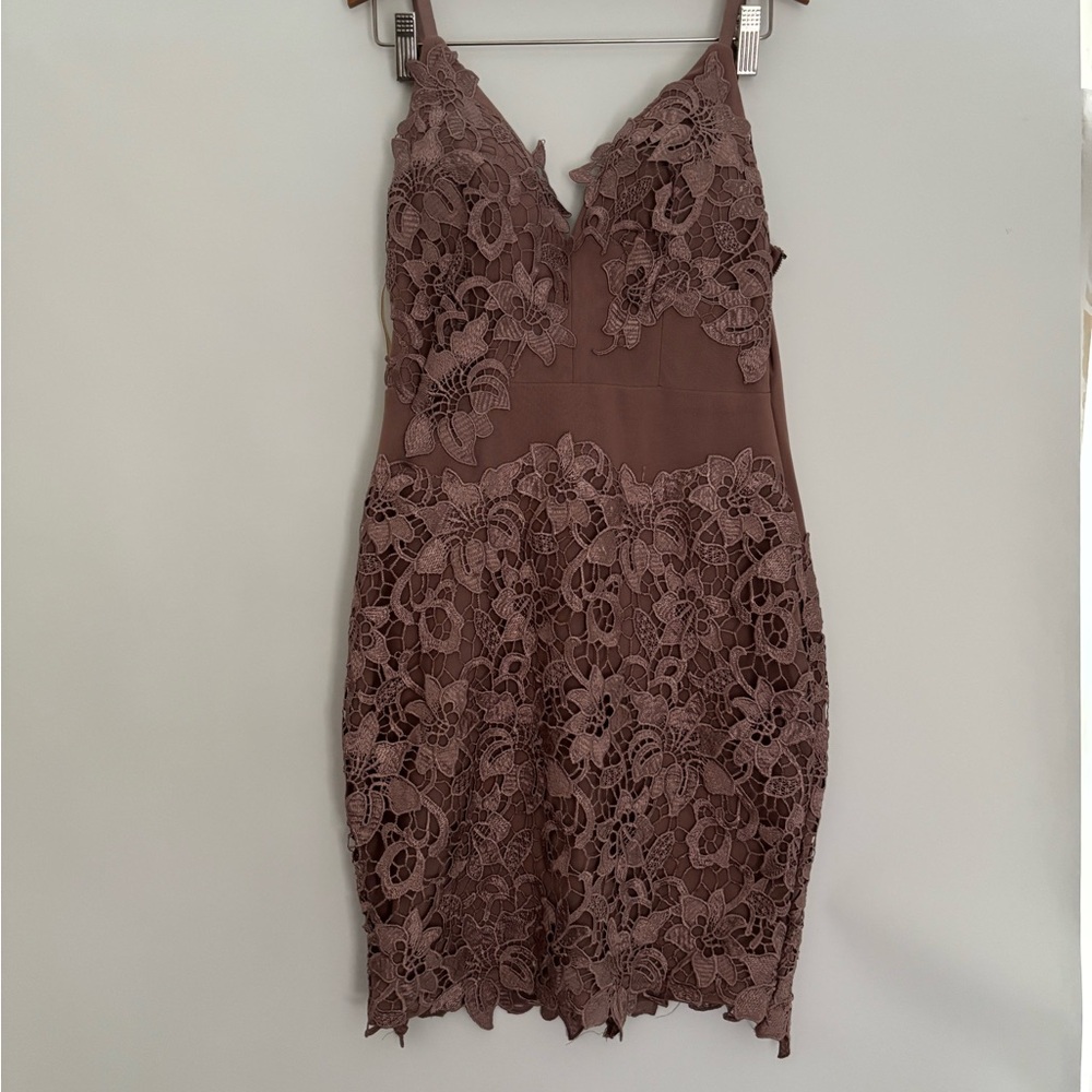 Windsor Mauve Lace Dress